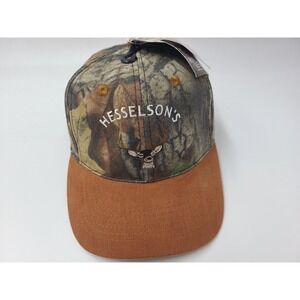 Hesselsons Deer Camo Whitewater Outdoors‎ Adjustable Hat Cap Elk Hunt Fish Brown